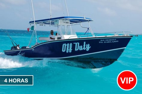 Private Fishing in Cancun 1-10 pax 4 hours